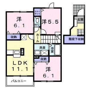 3LDK 間取り図