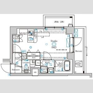 ワンルーム 間取り図