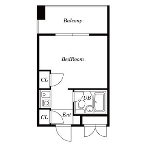 ワンルーム 間取り図