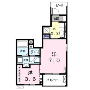 2K 間取り図