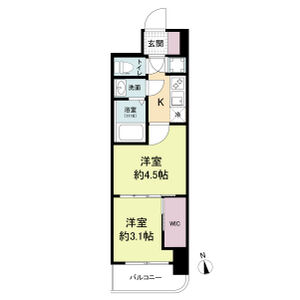2K 間取り図
