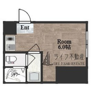 ワンルーム 間取り図