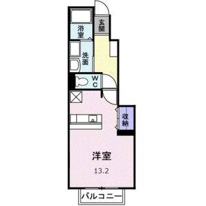 ワンルーム 間取り図