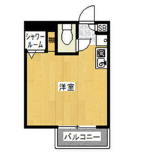 ワンルーム 間取り図