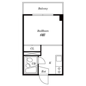 ワンルーム 間取り図