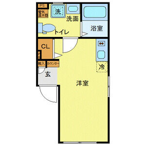 ワンルーム 間取り図