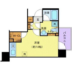 ワンルーム 間取り図