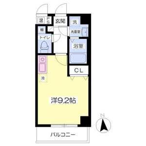 ワンルーム 間取り図