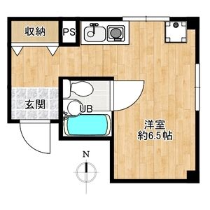 ワンルーム 間取り図