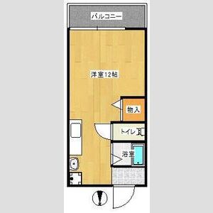 ワンルーム 間取り図