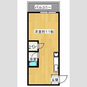 ワンルーム 間取り図