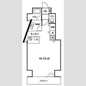 ワンルーム 間取り図