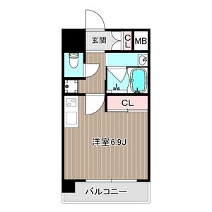 ワンルーム 間取り図