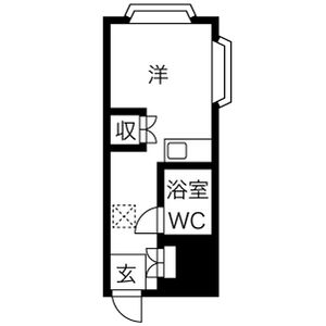 ワンルーム 間取り図