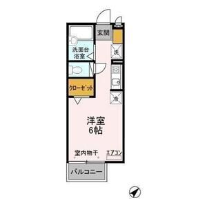 ワンルーム 間取り図