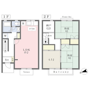 3LDK 間取り図