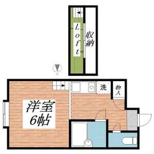 ワンルーム 間取り図