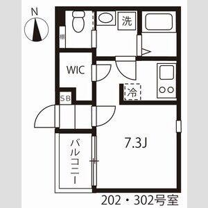 ワンルーム 間取り図