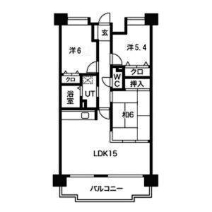 3LDK 間取り図