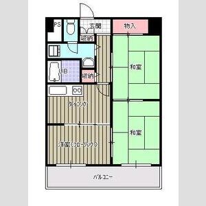 3DK 間取り図