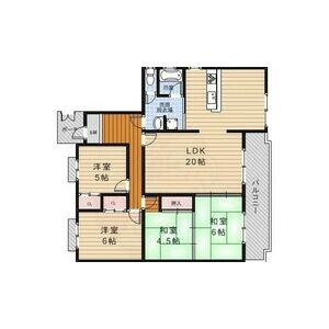 4LDK 間取り図