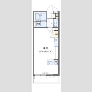 ワンルーム 間取り図