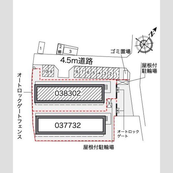 レオパレスNSクロスB 室内写真1