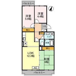 3LDK 間取り図