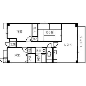 3LDK 間取り図