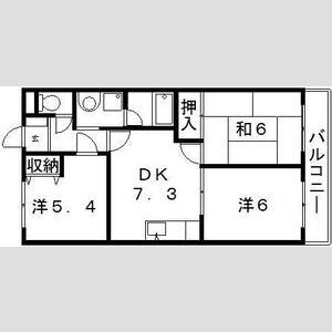 3DK 間取り図