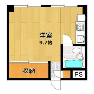 ワンルーム 間取り図