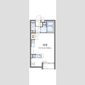 ワンルーム 間取り図