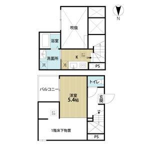 ワンルーム 間取り図