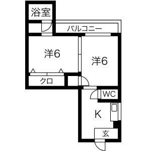 2K 間取り図