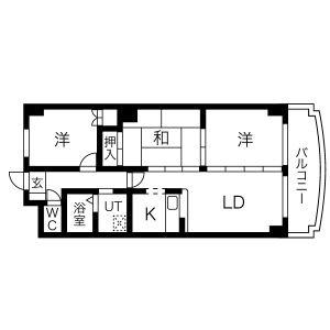 3LDK 間取り図