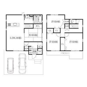 4LDK 間取り図