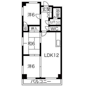 3LDK 間取り図