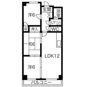 3LDK 間取り図
