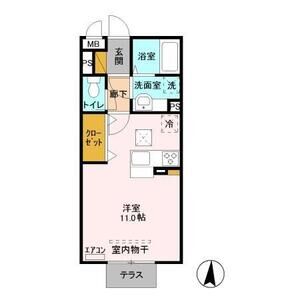 ワンルーム 間取り図