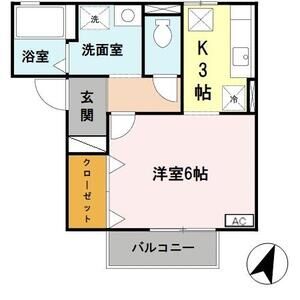 ワンルーム 間取り図