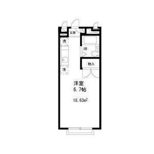 ワンルーム 間取り図