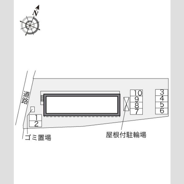 レオパレスル シェルB 室内写真1