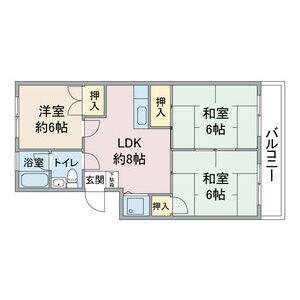 3DK 間取り図