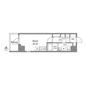 ワンルーム 間取り図