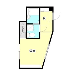 ワンルーム 間取り図