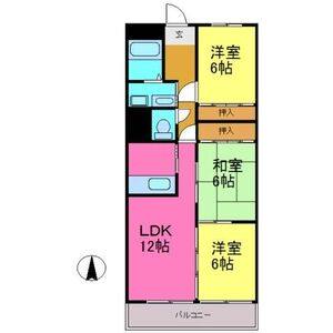 3LDK 間取り図
