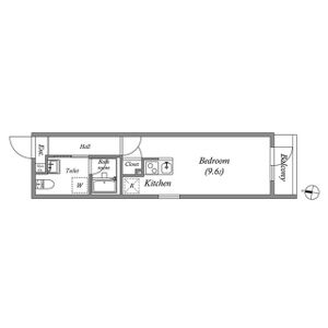 ワンルーム 間取り図