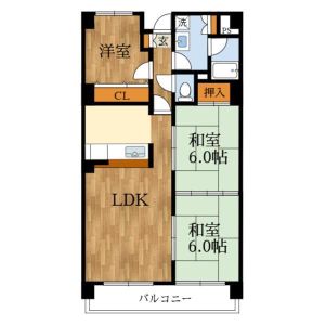 3LDK 間取り図
