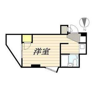 ワンルーム 間取り図