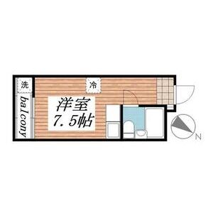 ワンルーム 間取り図